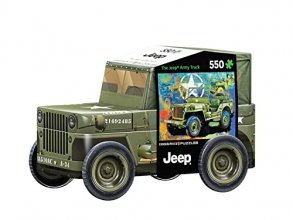 Cover art for EuroGraphics Puzzle in a Tin Shaped Military Jeep, 550 Pieces (8551-5598)