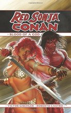 Cover art for Red Sonja / Conan: The Blood of a God