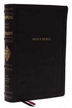Cover art for NKJV, Wide-Margin Reference Bible, Sovereign Collection, Leathersoft, Black, Red Letter, Comfort Print: Holy Bible, New King James Version