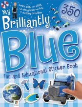 Cover art for My Brilliantly Blue Sticker Book