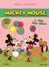 Cover art for Mickey Mouse Bendon 43777 Disney Vintage Linen Storybook, The Big, Big Wind, 9" x 12"