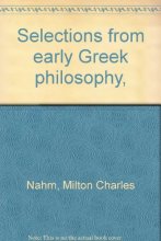 Cover art for Selections from early Greek philosophy,