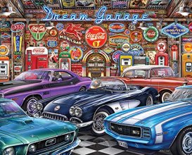 Cover art for Springbok's 1000 Piece Jigsaw Puzzle Dream Garage - Made in USA