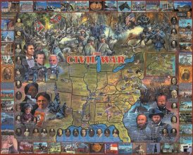 Cover art for White Mountain Puzzles Civil War - 1000 Piece Jigsaw Puzzle