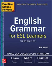 Cover art for Practice Makes Perfect: English Grammar for ESL Learners, Third Edition