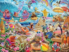Cover art for Ceaco - Story Mania - Beach Mania - 550 Piece Jigsaw Puzzle