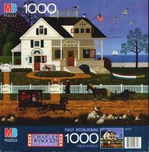 Cover art for Charles Wysocki's Americana 1000 Piece Puzzle 4679-20 Pickwick Cottage