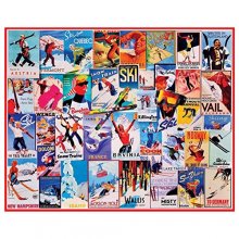 Cover art for White Mountain Puzzles Ski Posters - 1000 Piece Jigsaw Puzzle