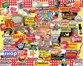 Cover art for White Mountain Puzzles I Love Breakfast - 1000 Piece Jigsaw Puzzle