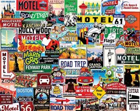 Cover art for White Mountain Puzzles Road Trip, 1000 Piece Jigsaw Puzzle
