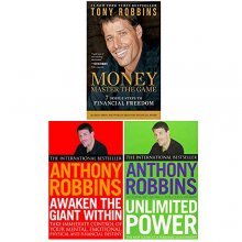 Cover art for Tony Robbins Collection 3 Books Set (Awaken The Giant Within, Unlimited Power, Money Master the Game)