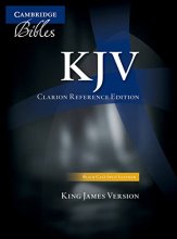 Cover art for KJV Clarion Reference Bible, Black Calf Split Leather, KJ484:X Black Calf Split Leather