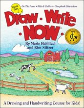 Cover art for Draw Write Now Book 1: On the Farm, Kids and Critters, Storybook Characters