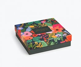 Cover art for Rifle Paper Co. Garden Party Illustrated Jigsaw Puzzle, 500 Pieces, Full Color, Finished Puzzle Size 21" L x 15" W, Paper Wrapped Gift Box with Gold Foil Accents