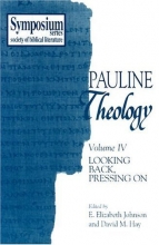 Cover art for Pauline Theology, Volume IV: Looking Back, Pressing On