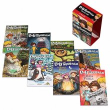 Cover art for A TO Z MYSTERIES COLLECTION:8 Book Box Set-16 Stories A-P, Absent Author,Bald Bandit,Canary Caper,Deadly Dungeon,Empty Envelope,Falcon’s Feathers,Goose’s Gold,Haunted Hotel Invisible Island Etc.