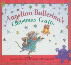 Cover art for Angelina Ballerina's Christmas Crafts