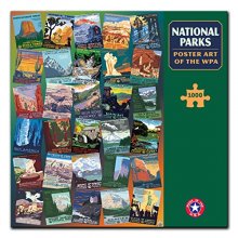 Cover art for National Park Poster Art of The WPA 1000 Jigsaw Puzzle Games for Kids Adults Collector Item (Printed in USA)