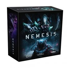 Cover art for Nemesis Board Game | Sci-Fi Horror | Miniatures | Strategy | Cooperative Adventure Game for Adults and Teens | Ages 14+ | 1 - 5 Players | Average Playtime 1-2 Hours | Made by Rebel