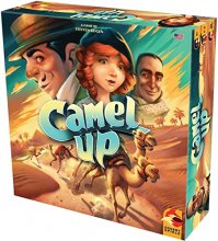 Cover art for Camel Up (Second Edition) | Strategy , Dice Game | Family Board Game for Adults and Kids | Ages 8 and up | 3 to 8 Players | Average Playtime 30-45 Minutes | Made by Eggertspiele