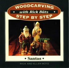 Cover art for Woodcarving Step by Step with Rick Butz: Santas