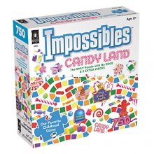 Cover art for Hasbro Candyland Game Impossibles Puzzle, Based on The Classic Game of Candyland, from BePuzzled, for Ages 15 and Up