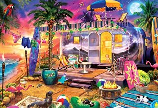 Cover art for Buffalo Games - Beach Holiday - 2000 Piece Jigsaw Puzzle