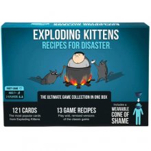 Cover art for Exploding Kittens Recipes for Disaster - Deluxe Game Set - A Russian Roulette Card Game, Easy Family-Friendly Party Games - for Adults, Teens & Kids