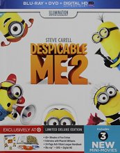 Cover art for Despicable Me 2: Blu-Ray + DVD + Digital HD (3 Disc Edition)