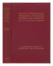 Cover art for Roget's international thesaurus of English words and phrases;: A complete book of synonyms and antonyms, founded upon and embodying Roget's original work with numerous additions and modernizations