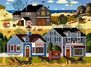 Cover art for Buffalo Games - Charles Wysocki - Devil Stone Harbor - 1000 Piece Jigsaw Puzzle