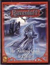 Cover art for Van Richten's Guide to Ghosts (AD&D/Ravenloft Accessory RR5)