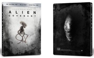 Cover art for Alien Covenant Limited Edition Steelbook (4K Ultra HD+Blu-Ray+Digital HD)
