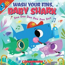 Cover art for Wash Your Fins, Baby Shark (A Baby Shark Book)