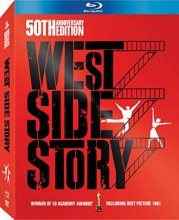 Cover art for West Side Story: 50th Anniversary Limited Numbered Edition Blu-ray + CD + DVD + Book + Postcards