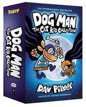 Cover art for Dog Man: The Cat Kid Collection: From the Creator of Captain Underpants (Dog Man #4-6 Box Set)