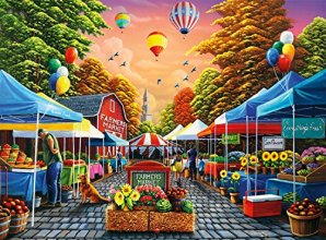 Cover art for Buffalo Games - Farmers Market - 1000 Piece Jigsaw Puzzle
