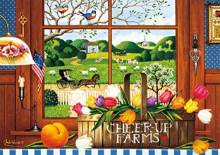 Cover art for Buffalo Games - Charles Wysocki - A Peach of a Day - 300 Large Piece Jigsaw Puzzle