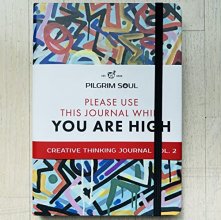Cover art for Pilgrim Soul The Original Creative Thinking Journal Vol 2: Please Use the Journal While High - A guided Journal with 50 fun, creative challenges designed to increase your creativity.
