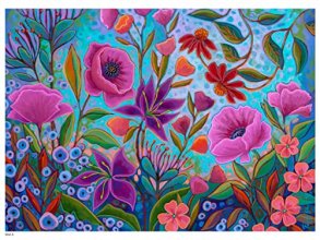 Cover art for Ceaco - Peggy's Garden - Colorful Conversation - 1000 Piece Jigsaw Puzzle