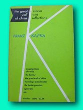 Cover art for Rare THE GREAT WALL OF CHINA - Franz Kafka - 1st Schocken PB printing 1970 - VG+