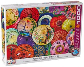 Cover art for EuroGraphics Asian Oil Paper Umbrellas 1000Piece Puzzle