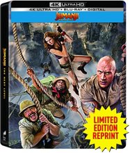Cover art for Jumanji: The Next Level (Limited Edition Steelbook) [4K UHD + Blu-ray + Digital]