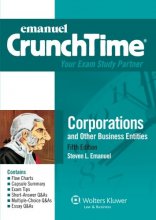 Cover art for Emanuel CrunchTime: Corporations and Other Business Entities, Fifth Edition