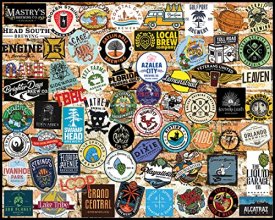 Cover art for White Mountain - Florida Craft Beers, 1000 Piece Jigsaw Puzzle, Beer Puzzle