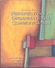 Cover art for Perspectives on Organizational Communication