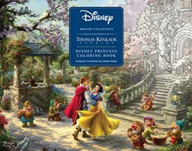Cover art for Disney Dreams Collection Thomas Kinkade Studios Disney Princess Coloring Poster Book