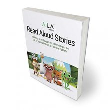 Cover art for AILA Sit & Playâ„¢ Read Aloud Stories Softcover Book 400+ Pages Includes 60 Stories