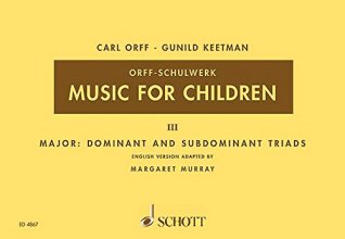Cover art for Music for Children: Volume 3: Major - Dominant and Subdominant Triads