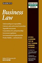 Cover art for Business Law (Barron's Business Review)